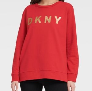 DKNY red sweatshirt